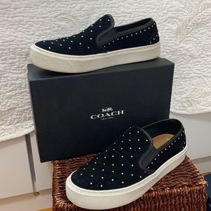 Coach Suede Slip on sneakers